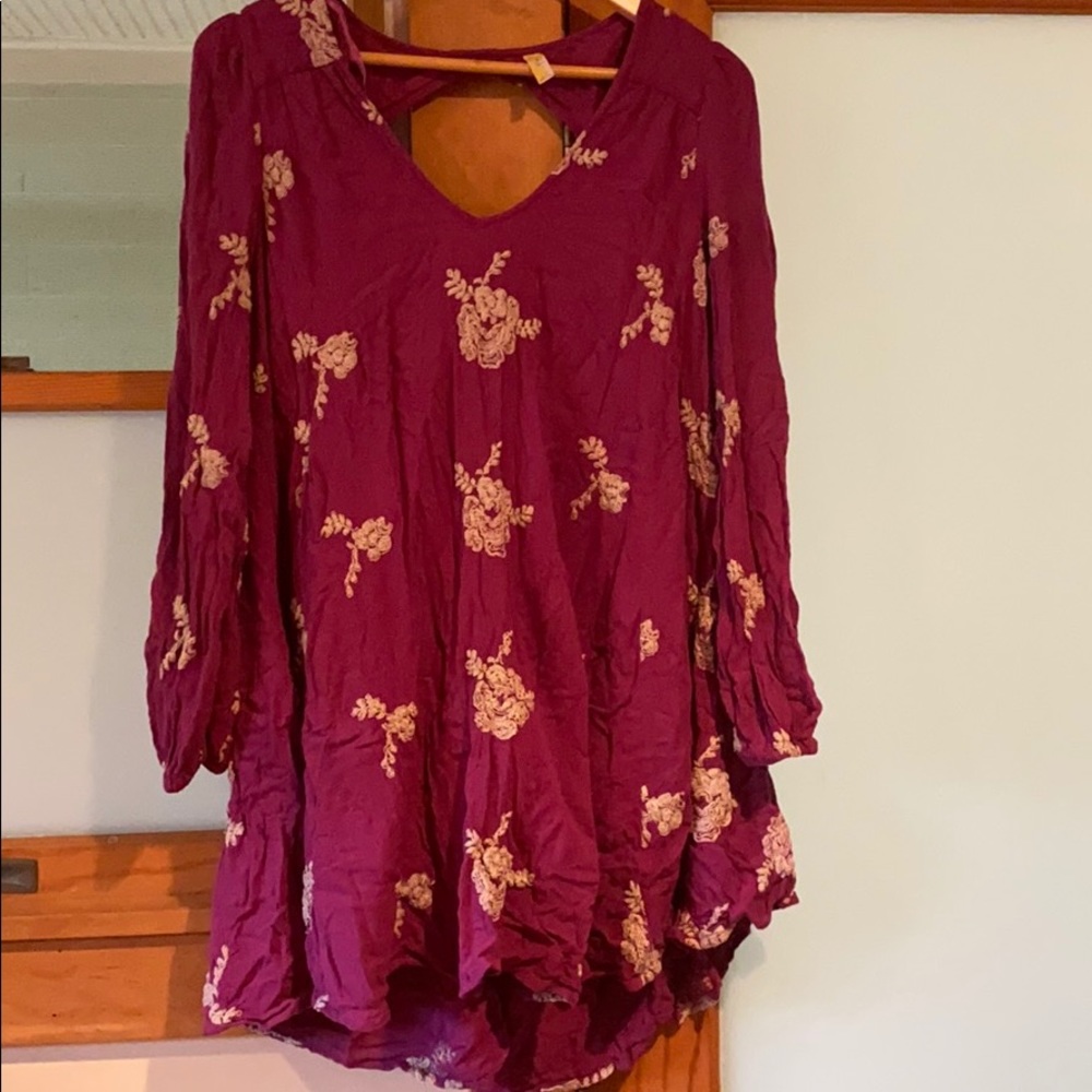 Free People Embroidered Dress